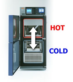 Thermal Shock Chamber Zones